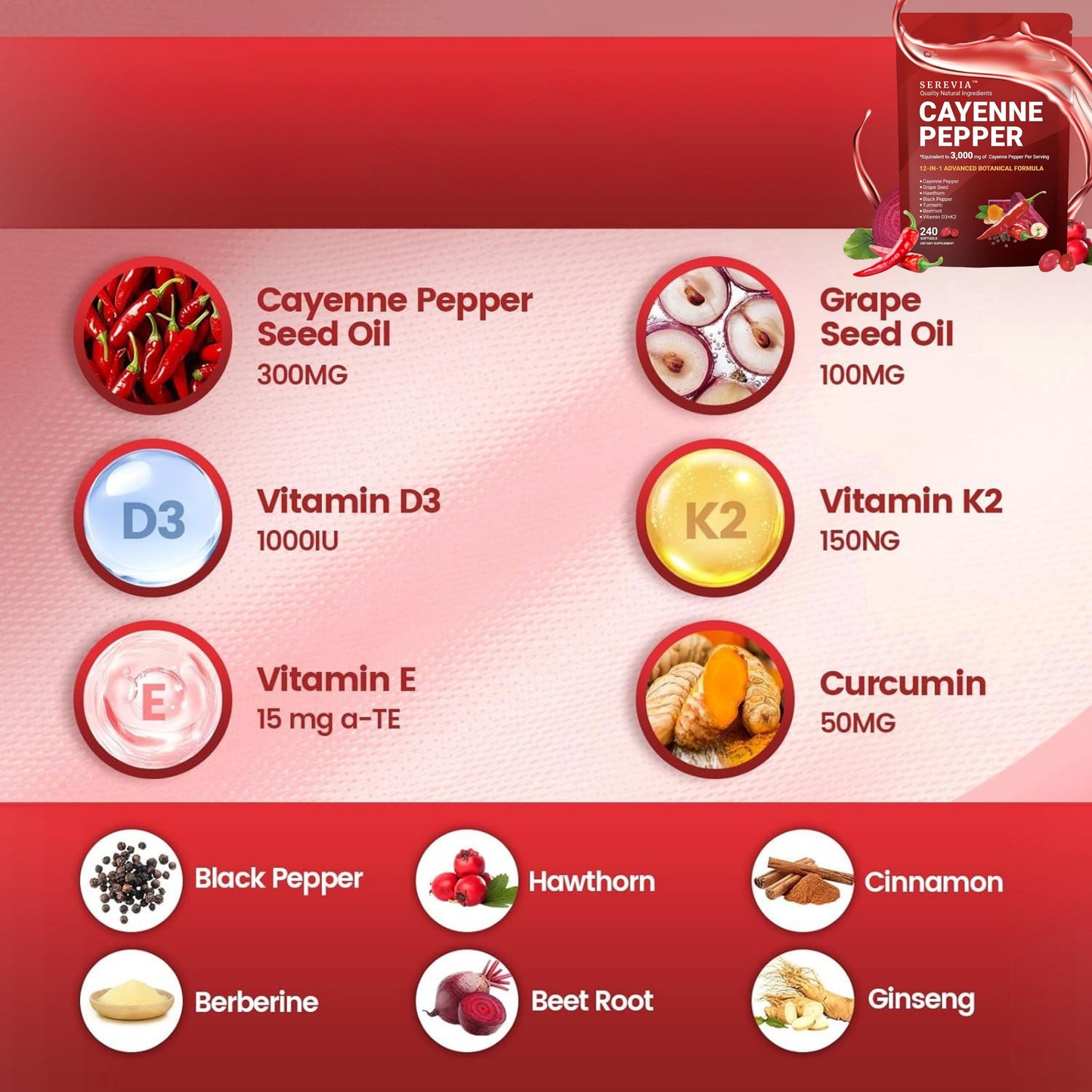 EnduraBoost Pack – Serevia Cayenne Pepper Softgels + Herbal Liquid Drops