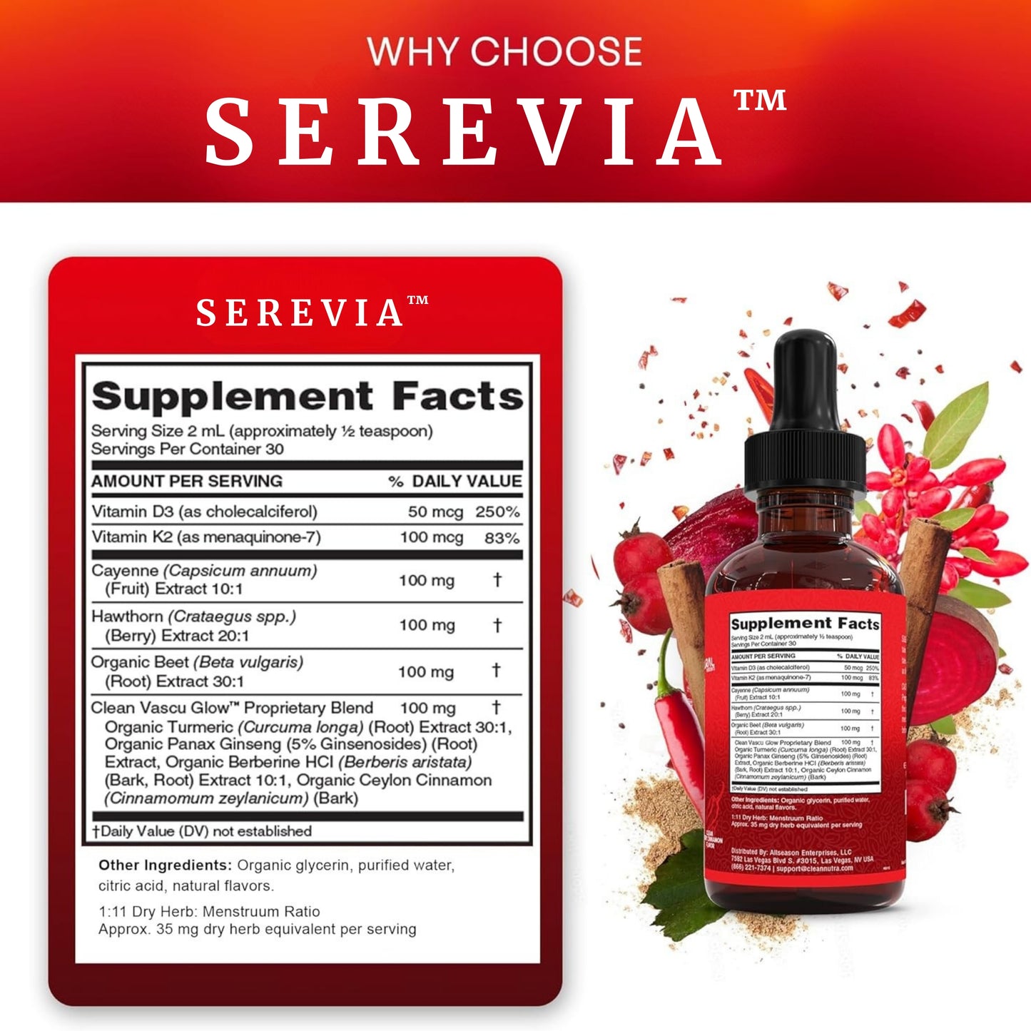 EnduraBoost Pack – Serevia Cayenne Pepper Softgels + Herbal Liquid Drops