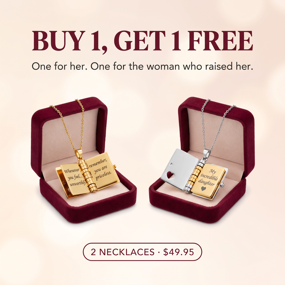 Buy 1 Get 1 Free, 2 necklaces $49.95