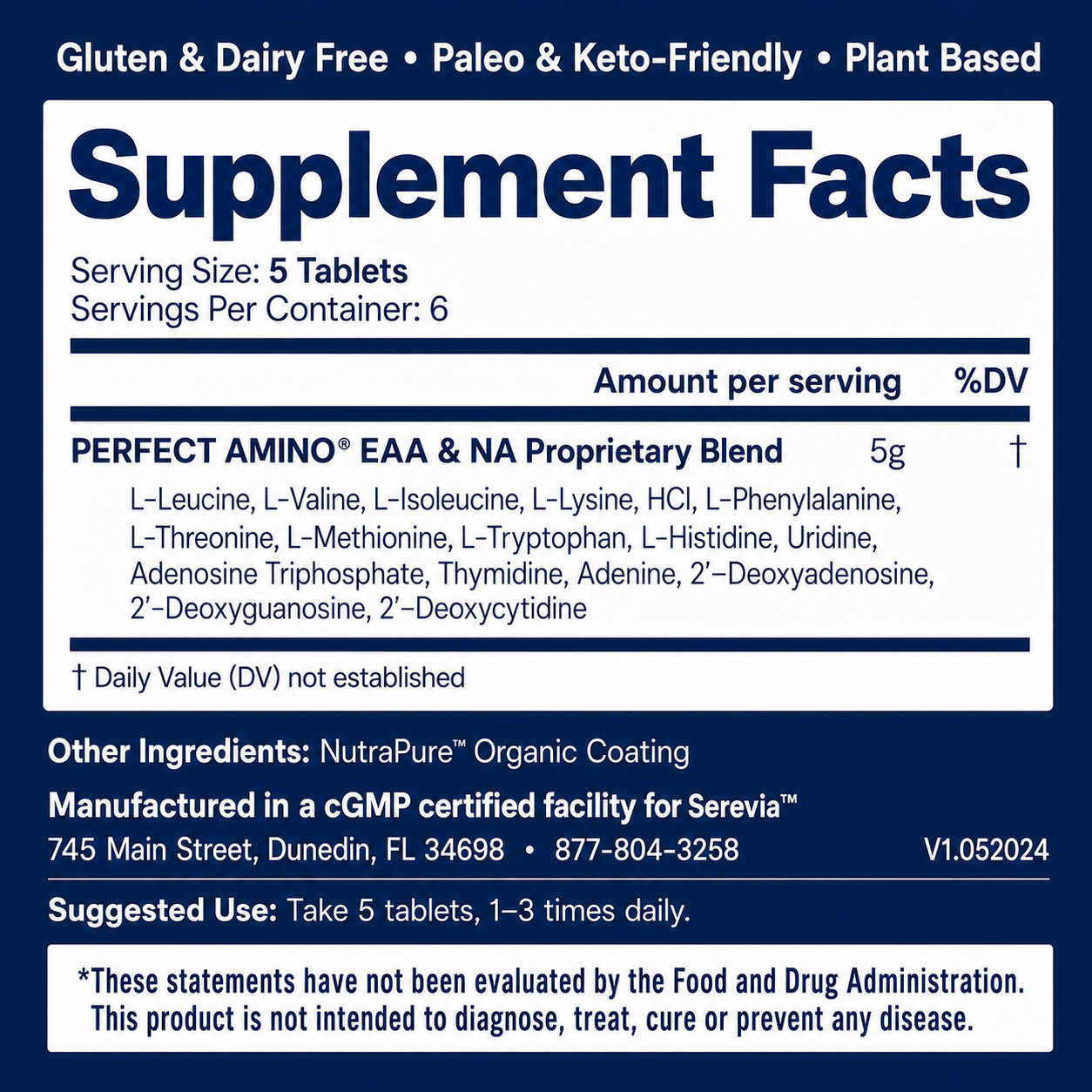 Serevia™ Advanced Essential Amino Complex