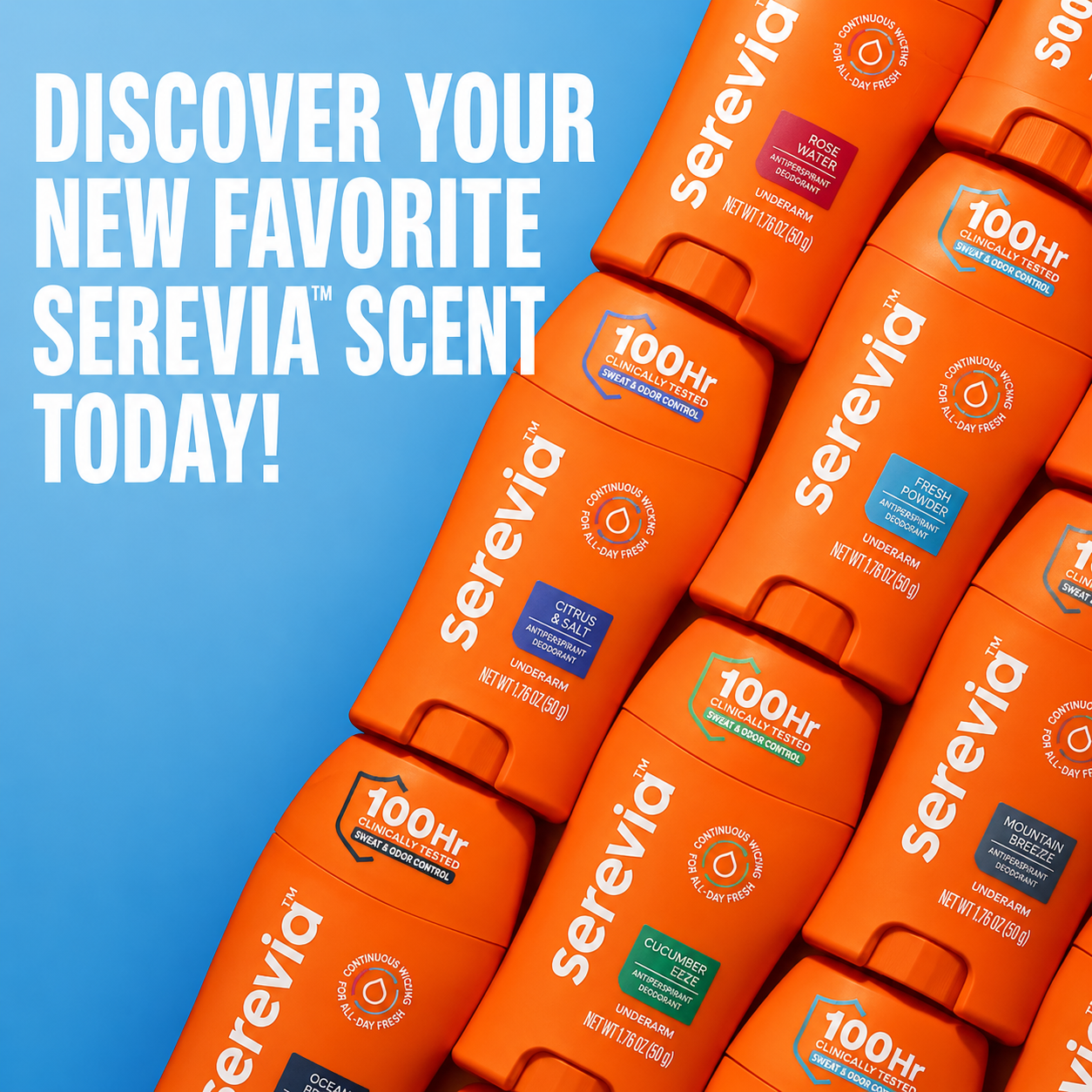 Serevia™ Antiperspirant Deodorant