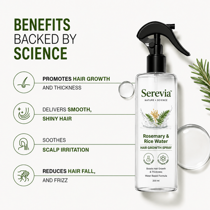 Rosemary & Rice Water Hair Growth Spray
