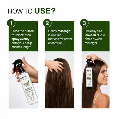 Rosemary & Rice Water Hair Growth Spray