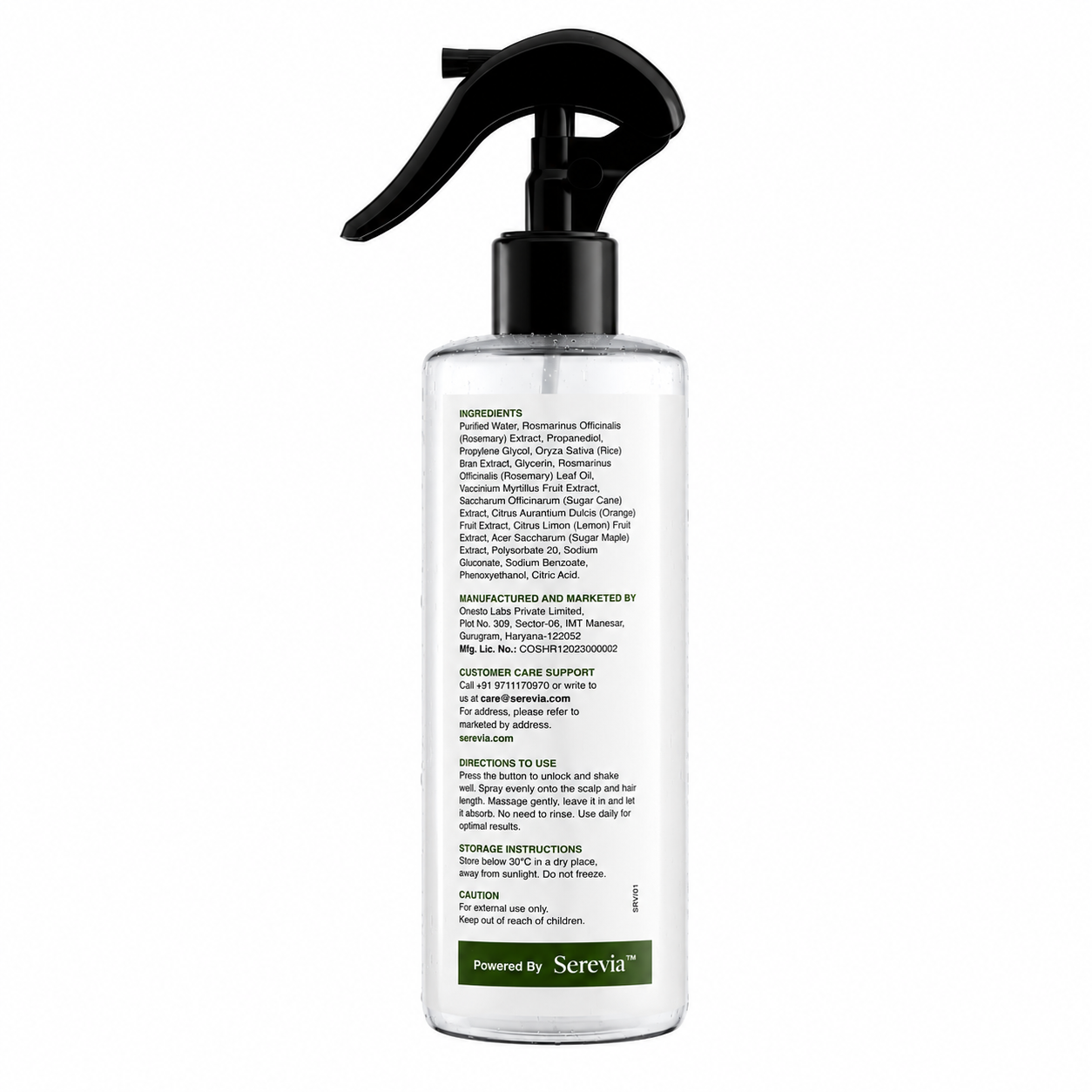 Rosemary & Rice Water Hair Growth Spray