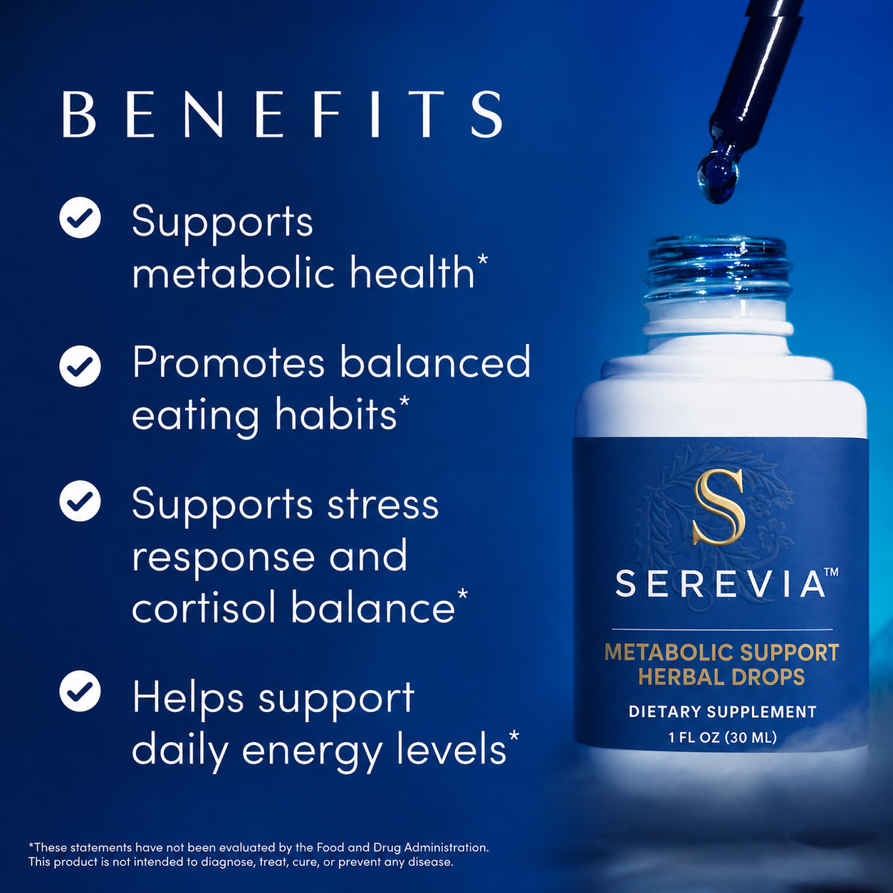 Serevia™ Metabolic Support Herbal Drops