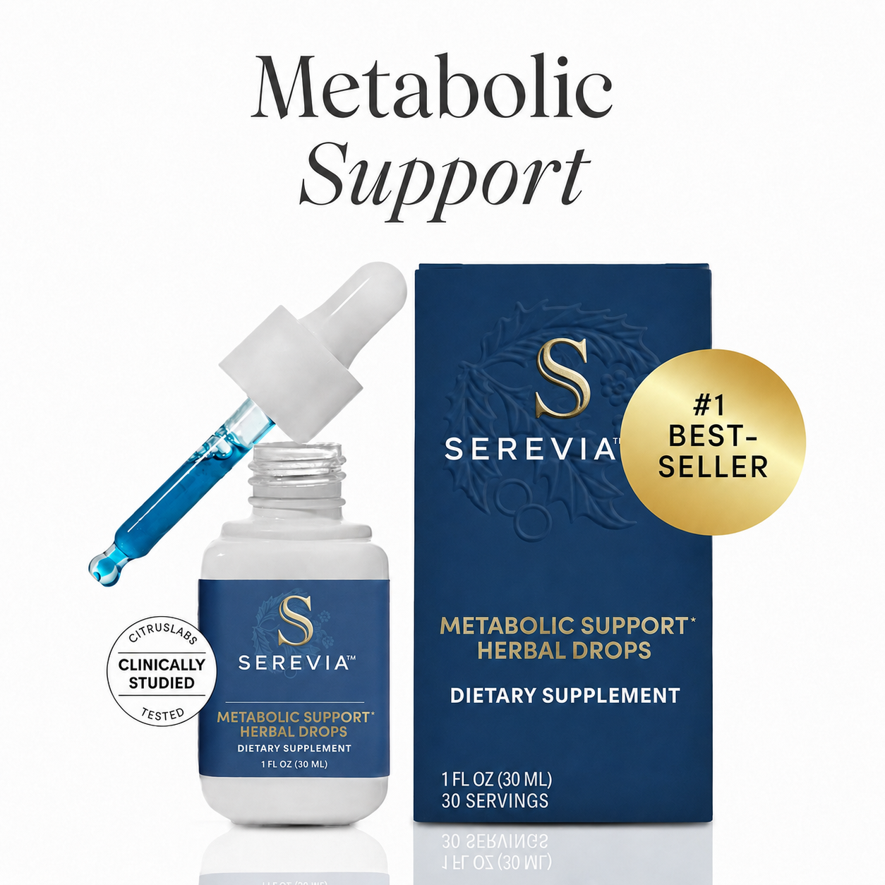 Serevia™ Metabolic Support Herbal Drops
