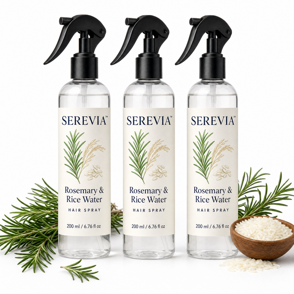 Serevia Rosemary & Rice Water Hair Spray 3-pack